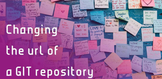 Changing url git repository